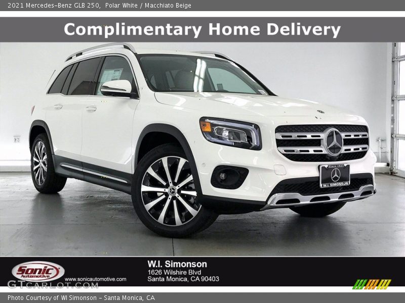 Polar White / Macchiato Beige 2021 Mercedes-Benz GLB 250
