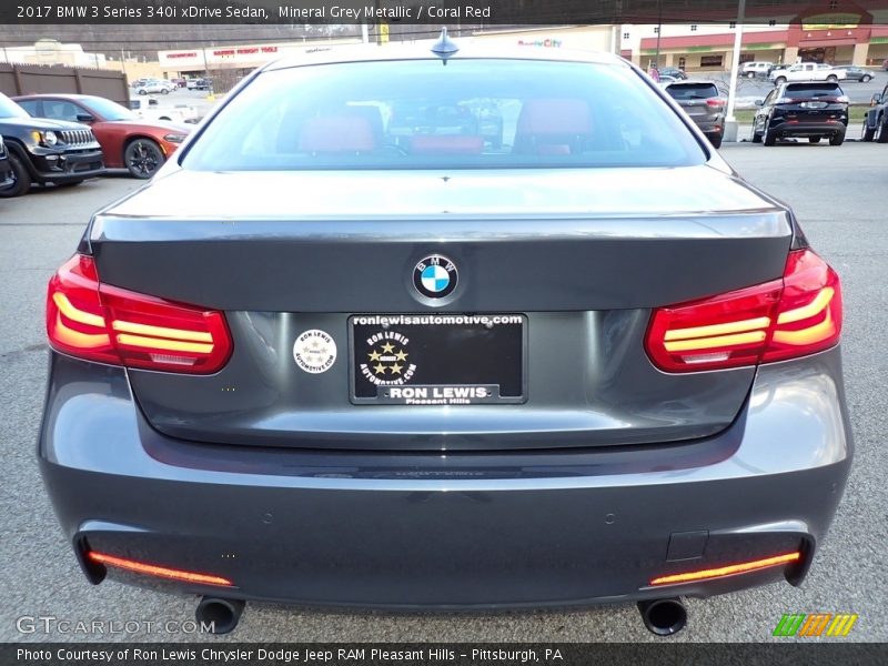 Exhaust of 2017 3 Series 340i xDrive Sedan