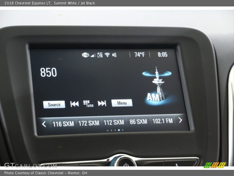 Summit White / Jet Black 2018 Chevrolet Equinox LT