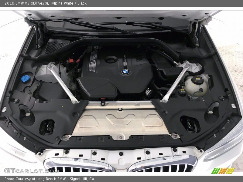 Alpine White / Black 2018 BMW X3 xDrive30i