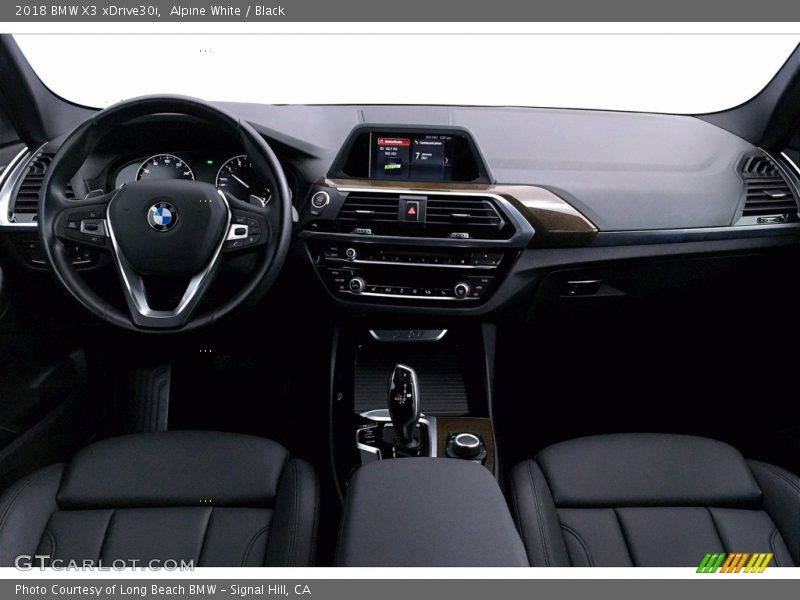 Alpine White / Black 2018 BMW X3 xDrive30i