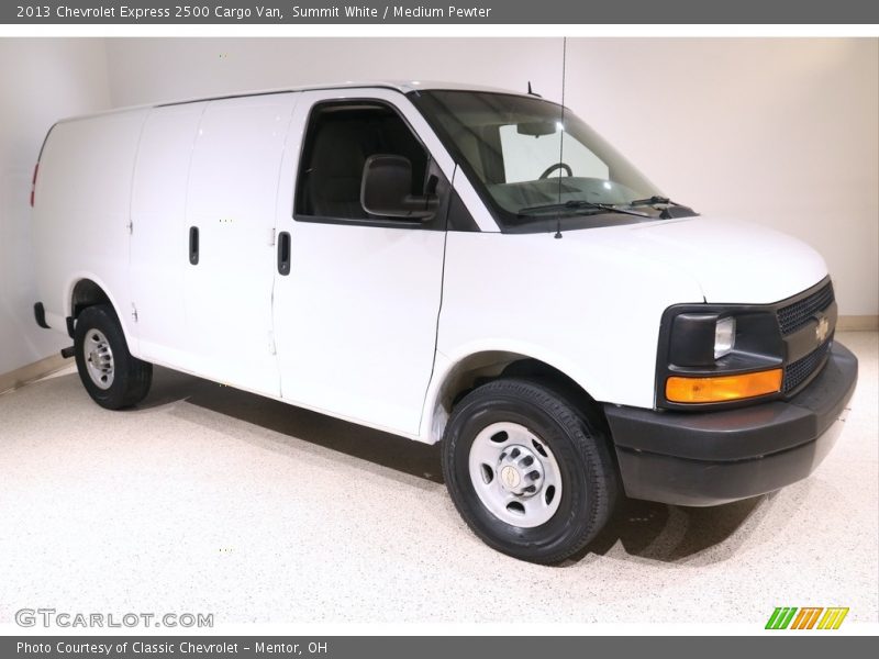 Summit White / Medium Pewter 2013 Chevrolet Express 2500 Cargo Van