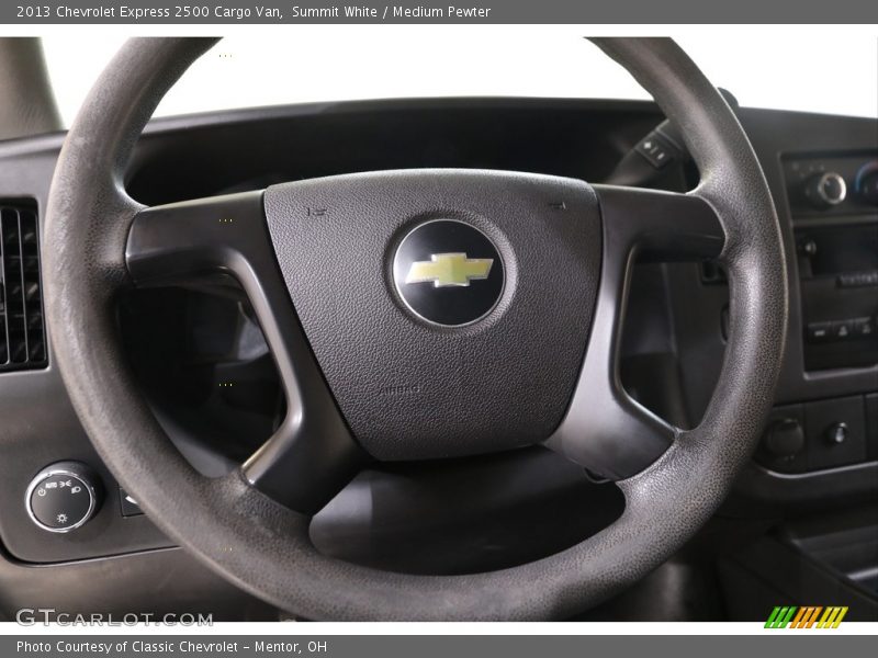 Summit White / Medium Pewter 2013 Chevrolet Express 2500 Cargo Van
