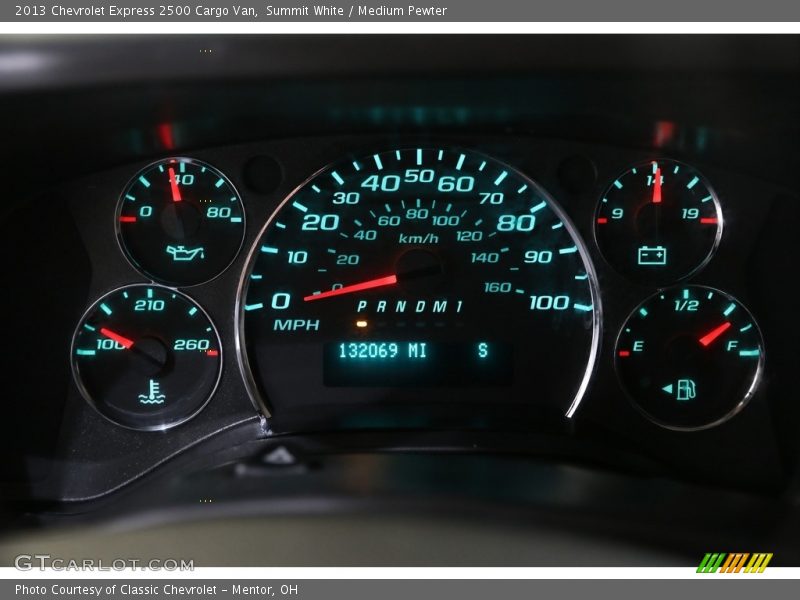 Summit White / Medium Pewter 2013 Chevrolet Express 2500 Cargo Van