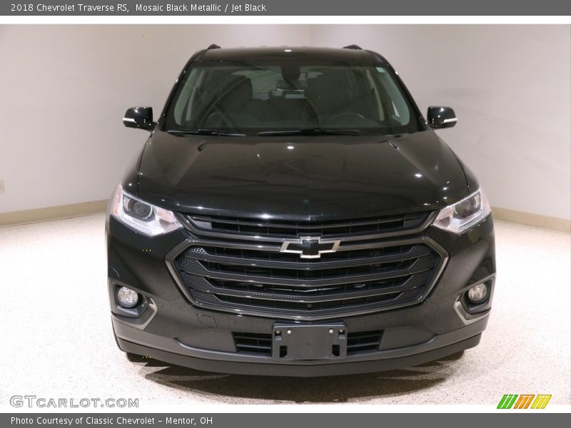Mosaic Black Metallic / Jet Black 2018 Chevrolet Traverse RS