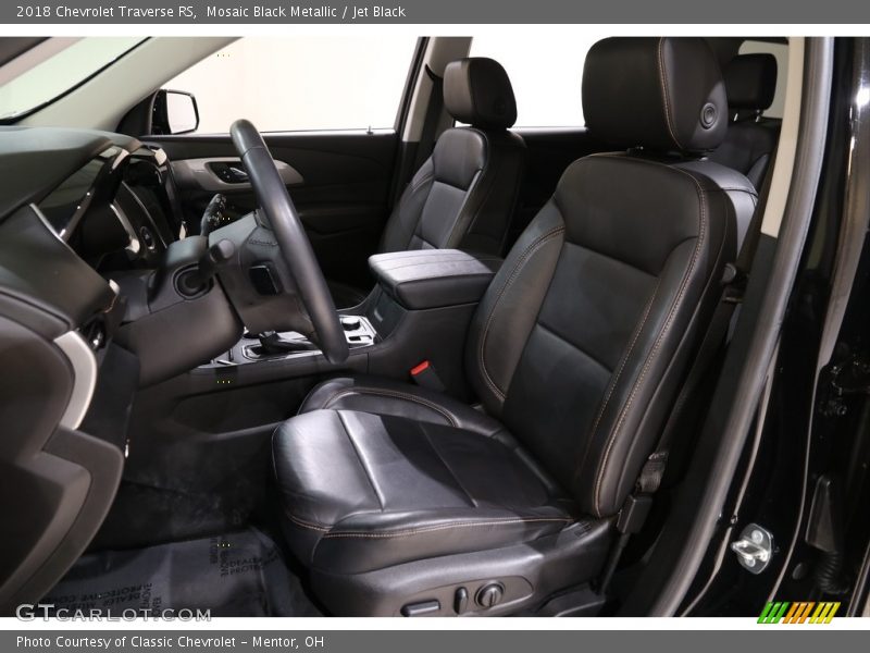 Front Seat of 2018 Traverse RS