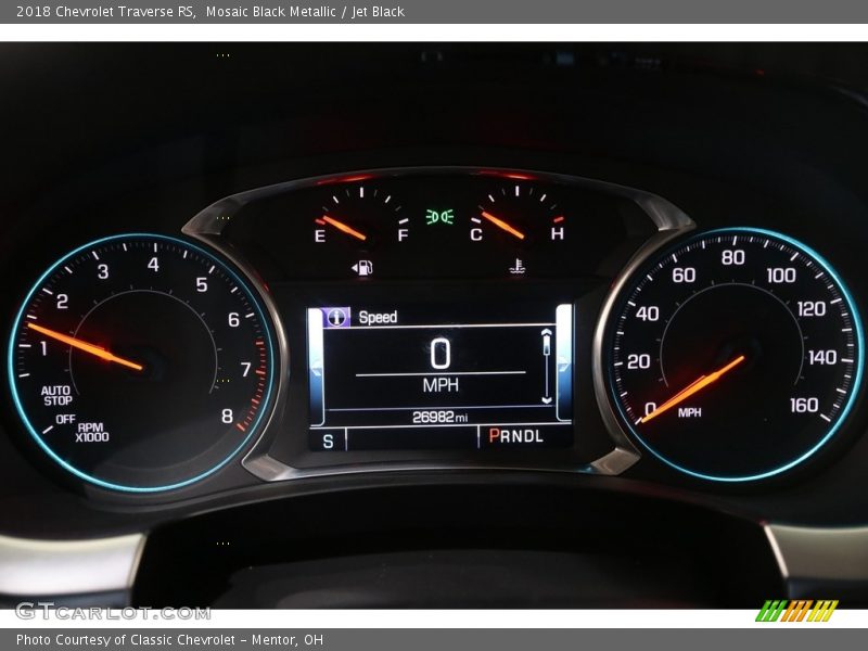  2018 Traverse RS RS Gauges