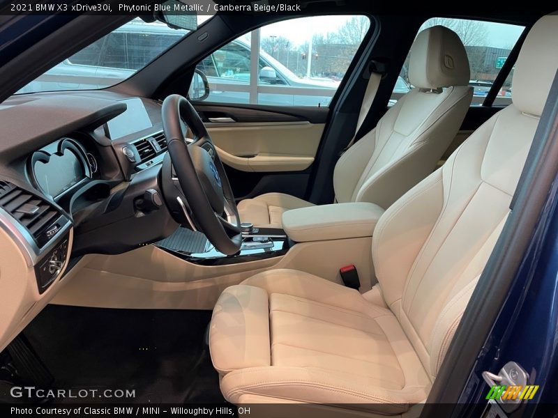 Phytonic Blue Metallic / Canberra Beige/Black 2021 BMW X3 xDrive30i