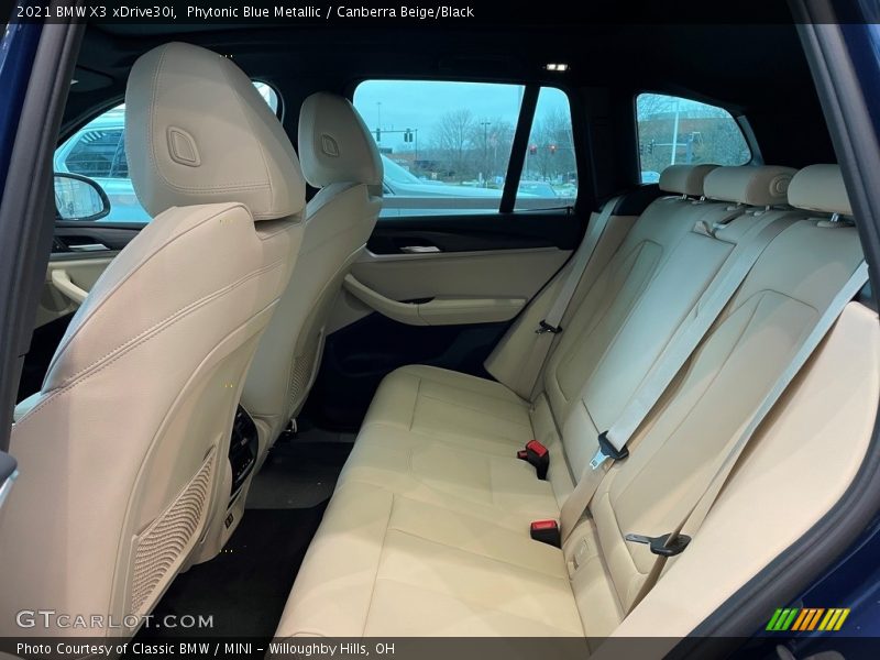 Phytonic Blue Metallic / Canberra Beige/Black 2021 BMW X3 xDrive30i