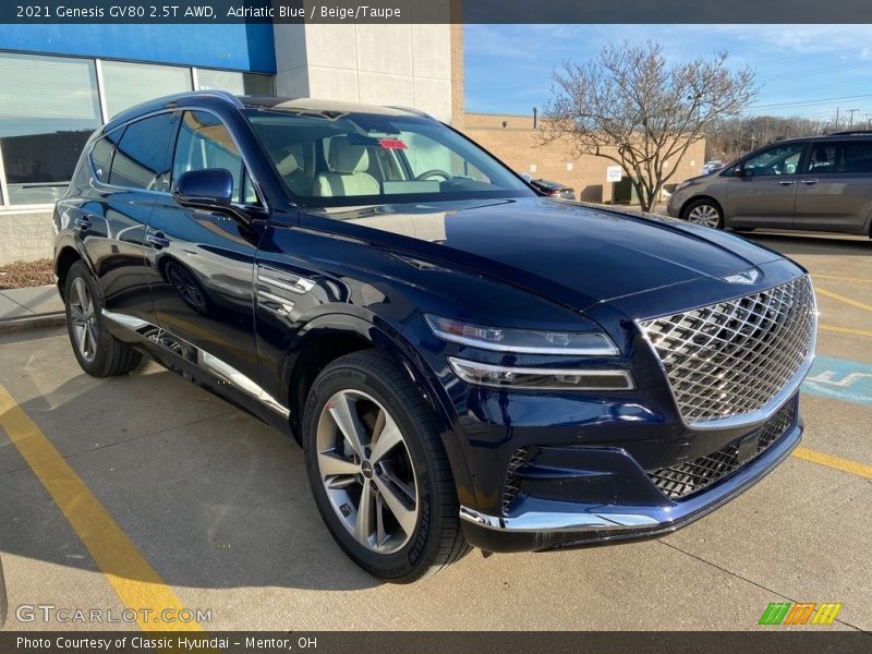 Front 3/4 View of 2021 GV80 2.5T AWD