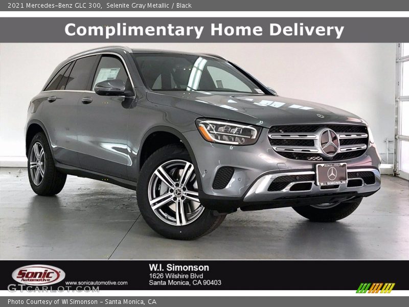 Selenite Gray Metallic / Black 2021 Mercedes-Benz GLC 300
