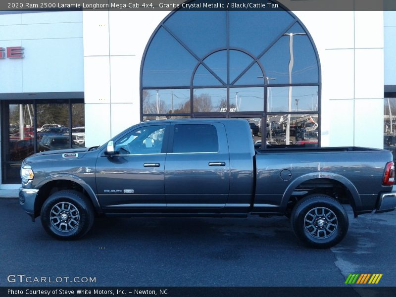 Granite Crystal Metallic / Black/Cattle Tan 2020 Ram 2500 Laramie Longhorn Mega Cab 4x4