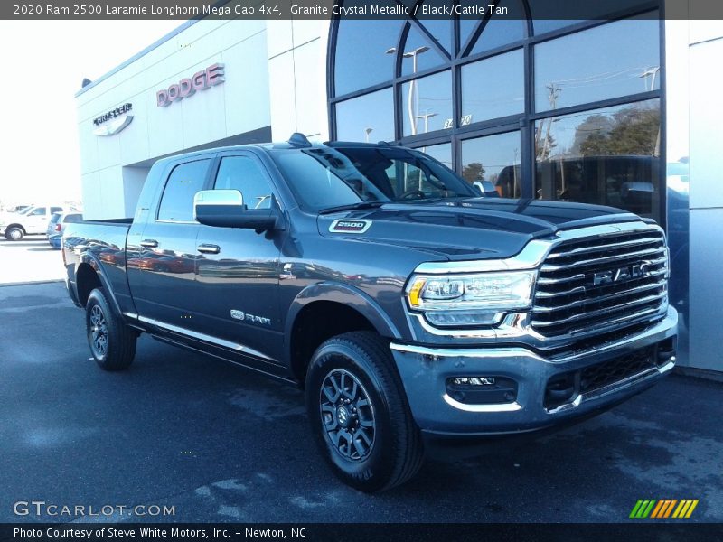 Granite Crystal Metallic / Black/Cattle Tan 2020 Ram 2500 Laramie Longhorn Mega Cab 4x4