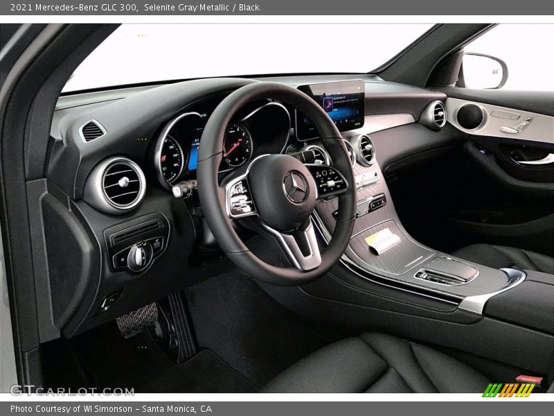 Selenite Gray Metallic / Black 2021 Mercedes-Benz GLC 300