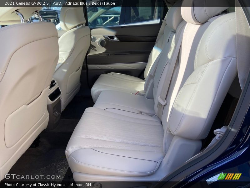 Rear Seat of 2021 GV80 2.5T AWD