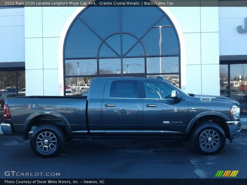 Granite Crystal Metallic / Black/Cattle Tan 2020 Ram 2500 Laramie Longhorn Mega Cab 4x4