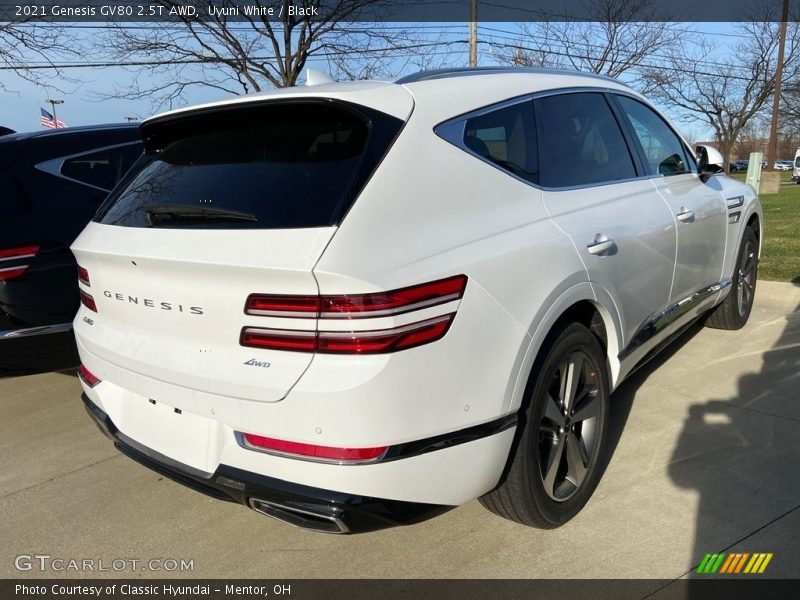 Uyuni White / Black 2021 Genesis GV80 2.5T AWD