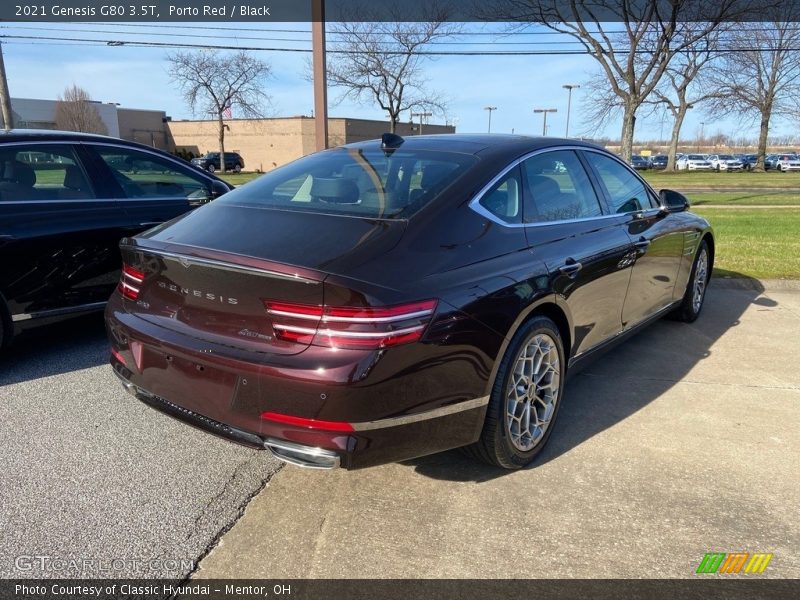 Porto Red / Black 2021 Genesis G80 3.5T
