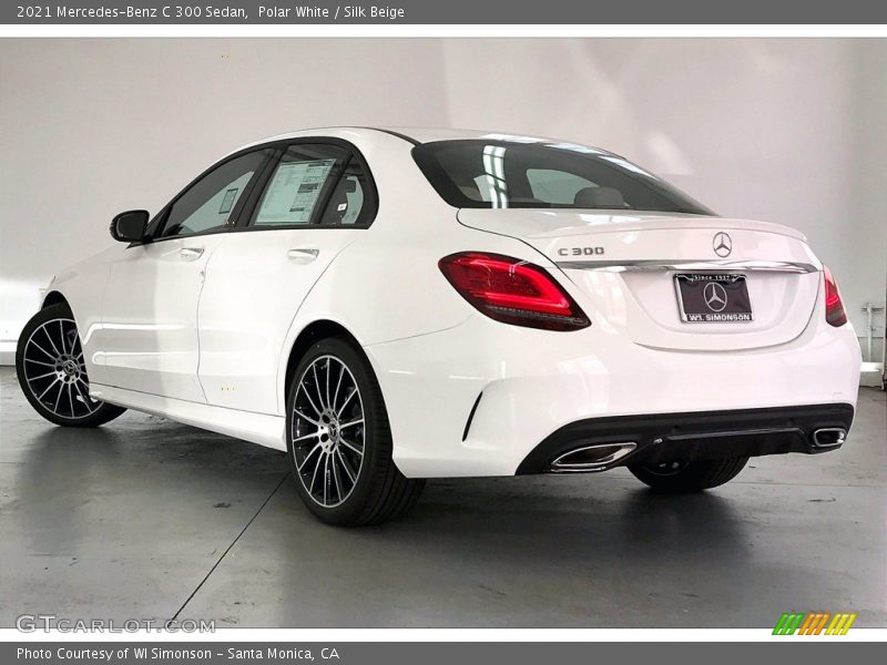 Polar White / Silk Beige 2021 Mercedes-Benz C 300 Sedan