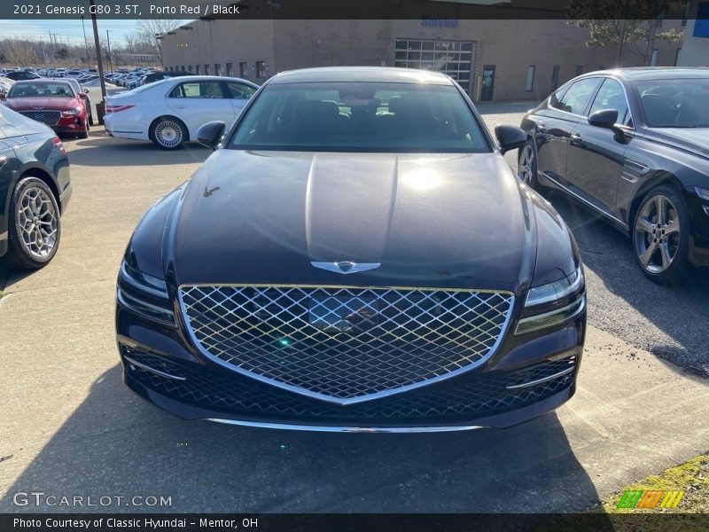 Porto Red / Black 2021 Genesis G80 3.5T