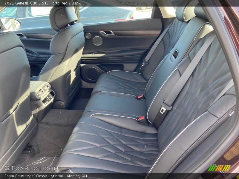 Rear Seat of 2021 G80 3.5T