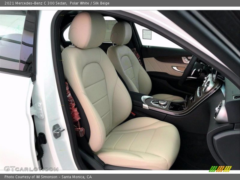 Polar White / Silk Beige 2021 Mercedes-Benz C 300 Sedan