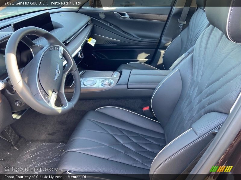 Front Seat of 2021 G80 3.5T