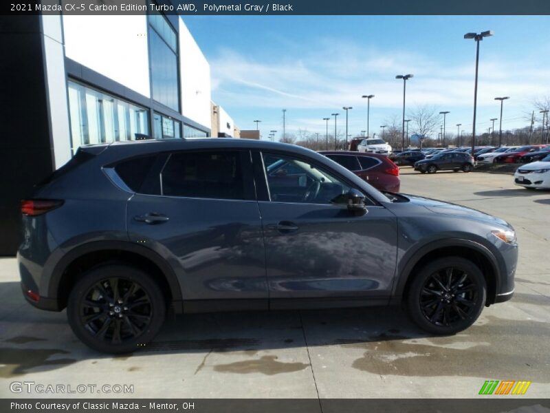 Polymetal Gray / Black 2021 Mazda CX-5 Carbon Edition Turbo AWD