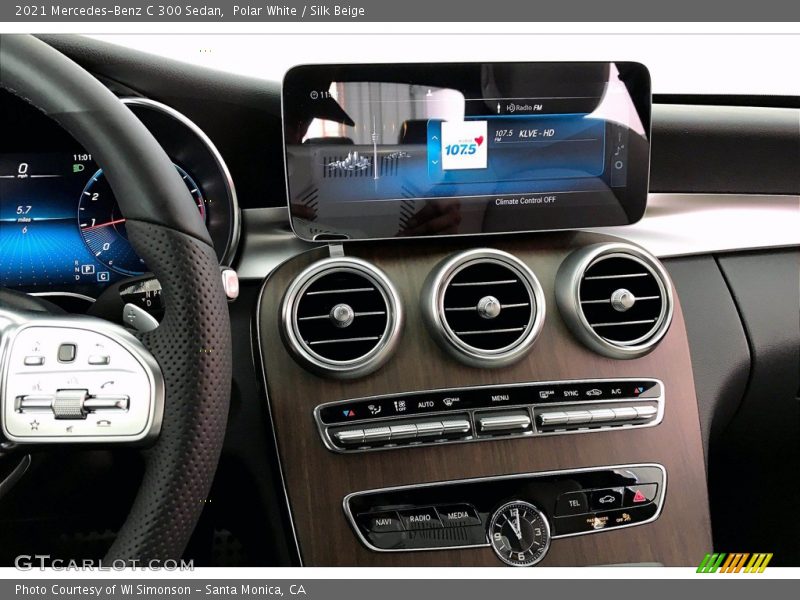 Polar White / Silk Beige 2021 Mercedes-Benz C 300 Sedan