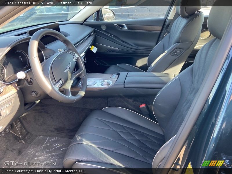  2021 G80 2.5T AWD Black Interior