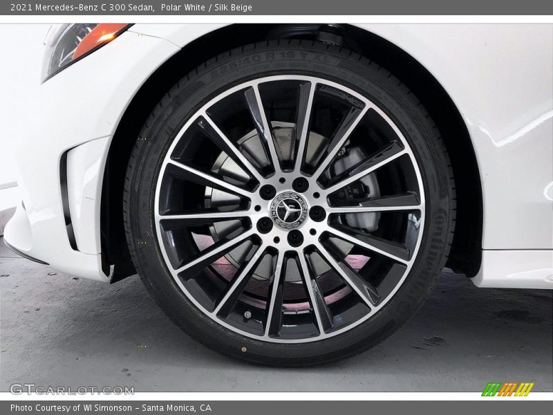 Polar White / Silk Beige 2021 Mercedes-Benz C 300 Sedan