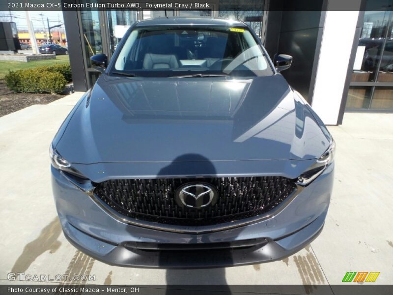 Polymetal Gray / Black 2021 Mazda CX-5 Carbon Edition Turbo AWD