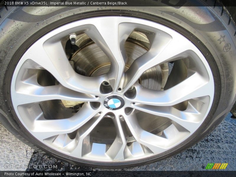 Imperial Blue Metallic / Canberra Beige/Black 2018 BMW X5 xDrive35i