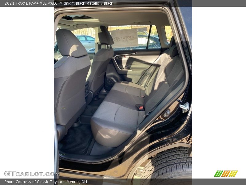 Midnight Black Metallic / Black 2021 Toyota RAV4 XLE AWD