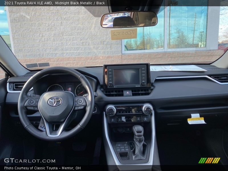 Midnight Black Metallic / Black 2021 Toyota RAV4 XLE AWD