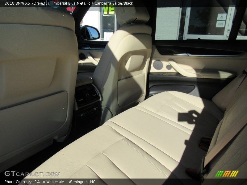 Imperial Blue Metallic / Canberra Beige/Black 2018 BMW X5 xDrive35i