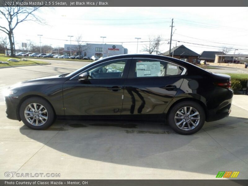 Jet Black Mica / Black 2021 Mazda Mazda3 2.5 S Sedan