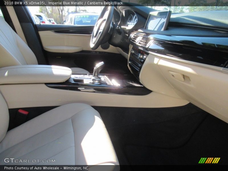 Imperial Blue Metallic / Canberra Beige/Black 2018 BMW X5 xDrive35i