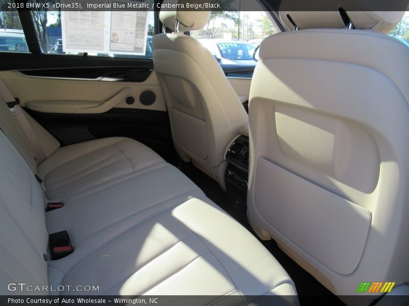Imperial Blue Metallic / Canberra Beige/Black 2018 BMW X5 xDrive35i
