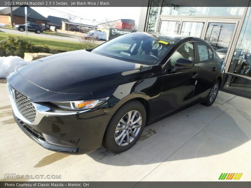 Jet Black Mica / Black 2021 Mazda Mazda3 2.5 S Sedan