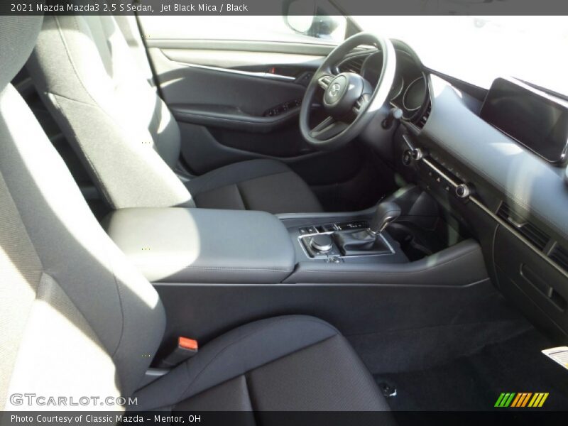 Jet Black Mica / Black 2021 Mazda Mazda3 2.5 S Sedan