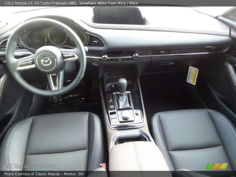 Snowflake White Pearl Mica / Black 2021 Mazda CX-30 Turbo Premium AWD