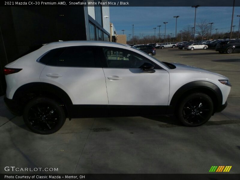 Snowflake White Pearl Mica / Black 2021 Mazda CX-30 Premium AWD