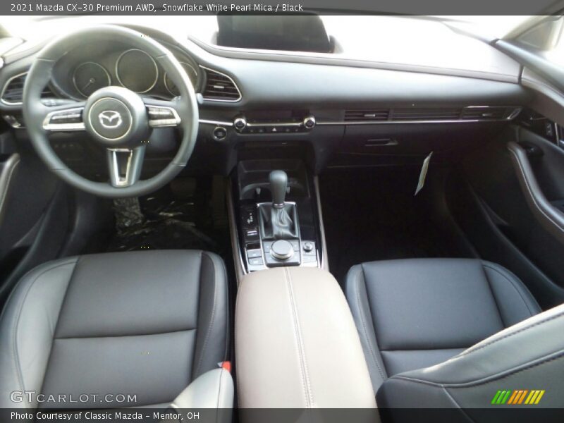 Snowflake White Pearl Mica / Black 2021 Mazda CX-30 Premium AWD