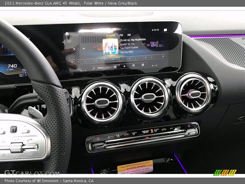 Polar White / Neva Grey/Black 2021 Mercedes-Benz GLA AMG 45 4Matic