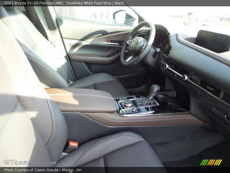 Snowflake White Pearl Mica / Black 2021 Mazda CX-30 Premium AWD