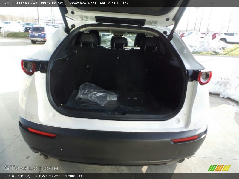Snowflake White Pearl Mica / Black 2021 Mazda CX-30 Premium AWD