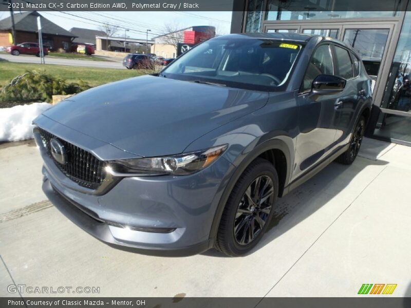 Polymetal Gray / Black 2021 Mazda CX-5 Carbon Edition AWD