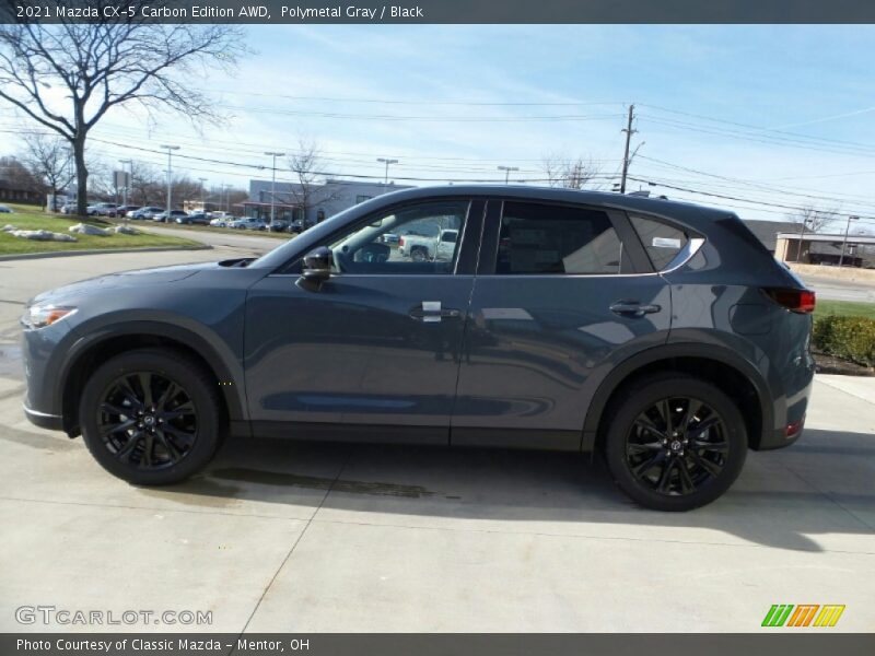 Polymetal Gray / Black 2021 Mazda CX-5 Carbon Edition AWD