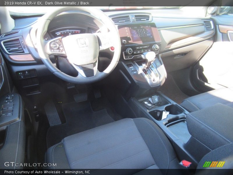 Dark Olive Metallic / Black 2019 Honda CR-V EX